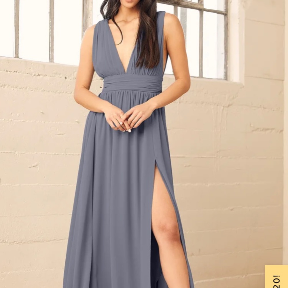 Lulu’s Deep V-neck Dress